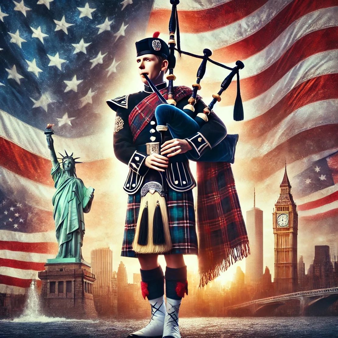 Bagpipers in the United States