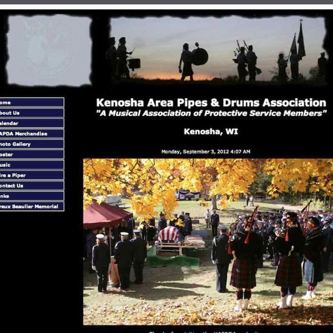 kenosha area pipes and drums association