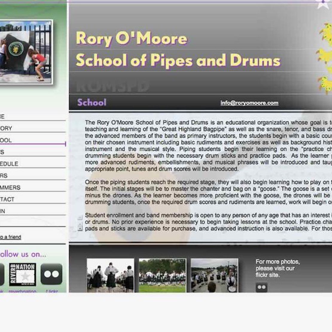 rory o' moore pipes and drums