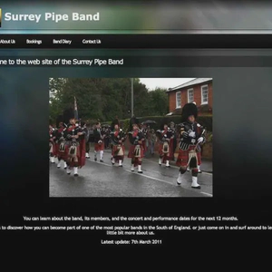 surrey pipe band