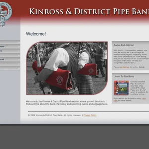 kinross and district pipe band