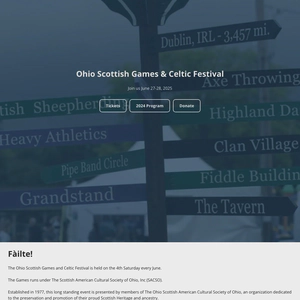 Ohio Scottish Games & Celtic Festival