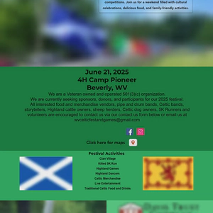 West Virginia Wild and Wonderful Celtic Festival and Highland Games