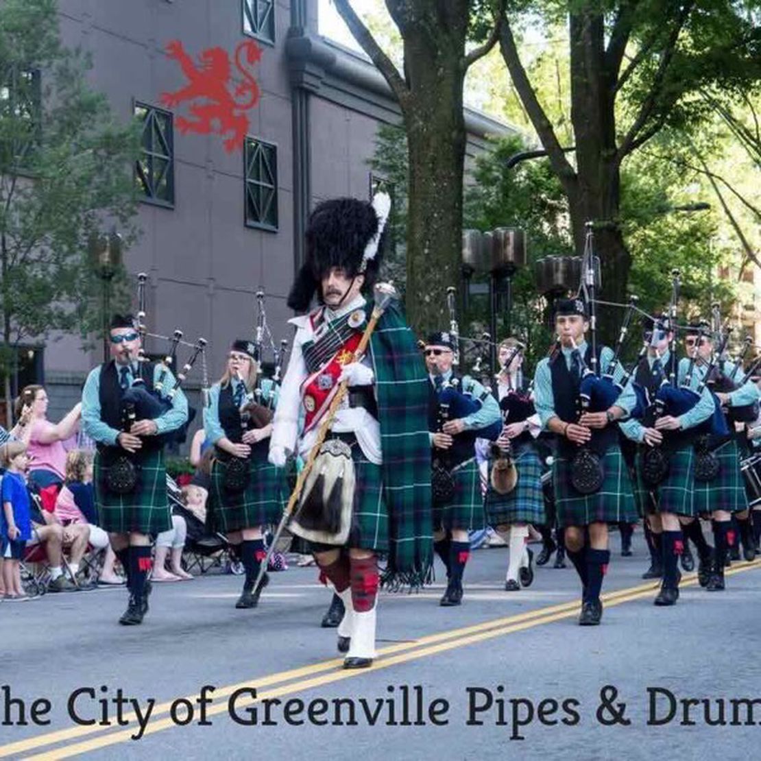 city of greenville pipe band