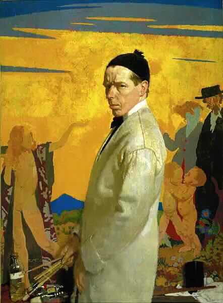 Sir William Orpen, painter, in Stillorgan, Co. Dublin, born