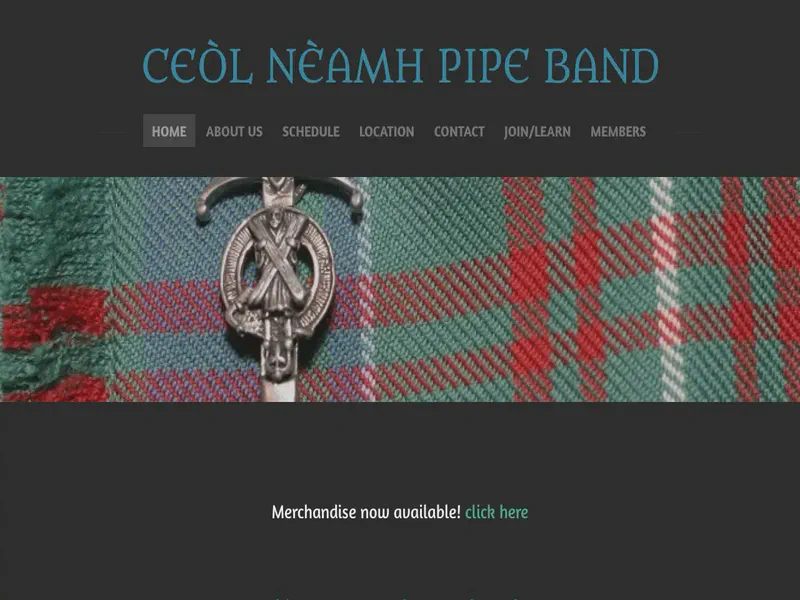 Website preview for www.ceolneamh.com